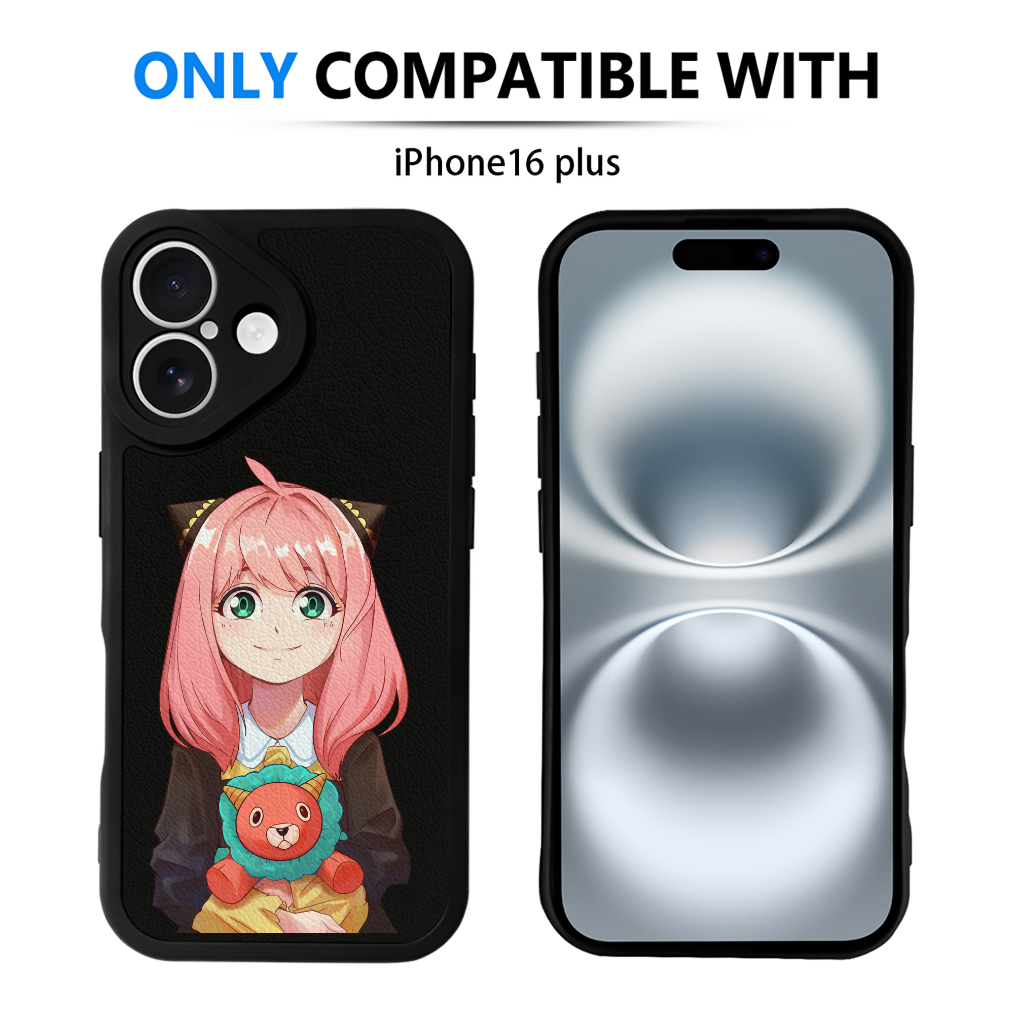 （画像用） SPY×FAMILY间谍家家酒 【iPhone 16シリーズ対応】シリコンスマホケース（レザー調） 材質：シリコン